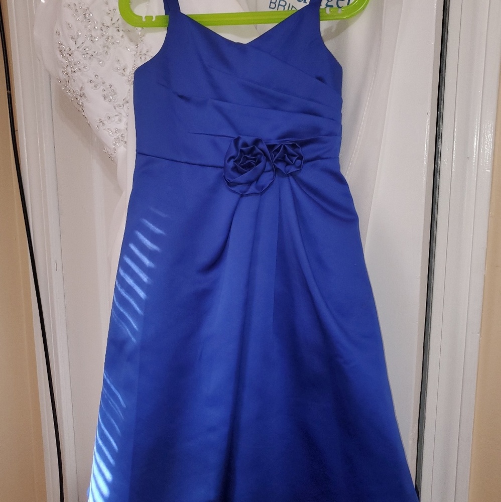 Alfred Angel Cobalt Flower Girl Dress